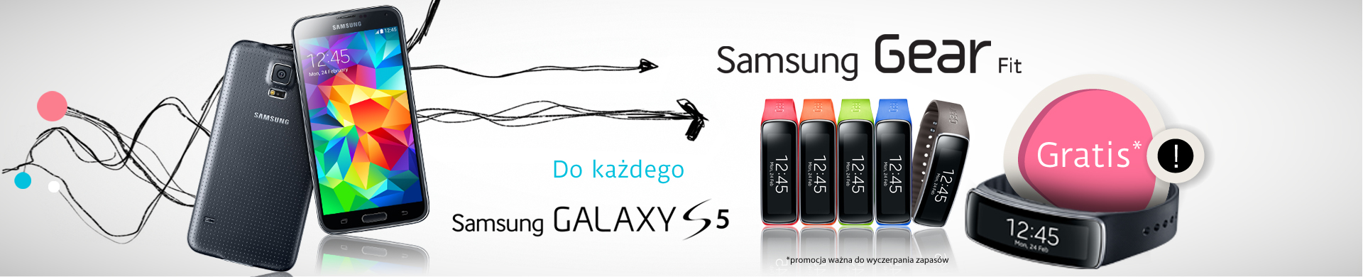 Zadbaj o wakacyjną formę! Samsung Galaxy S5 + Gear Fit w prezencie! 