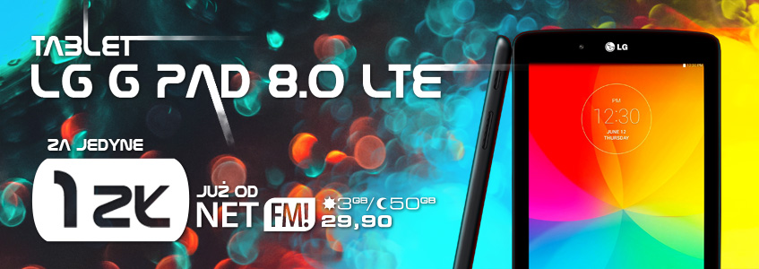 LG G Pad 8.0 LTE za 1 zł dla wszystkich !